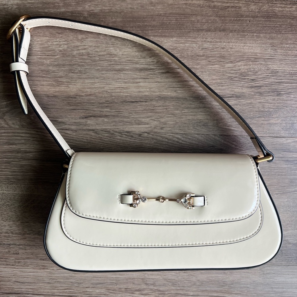 Small Loraine Faux Leather Shoulder Bag